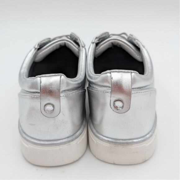 Reaction Kenneth Cole Bonnie Metallic Slip-On Sneaker Women's Size US7 EU37.5 - Picture 4 of 11